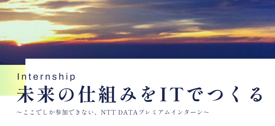 NTTデータ インターン