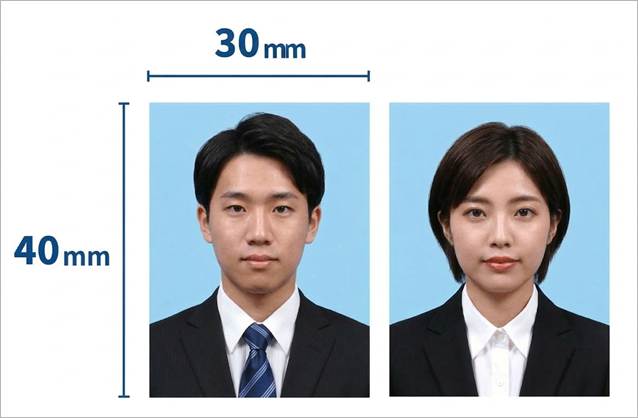 履歴書の証明写真のサイズ
